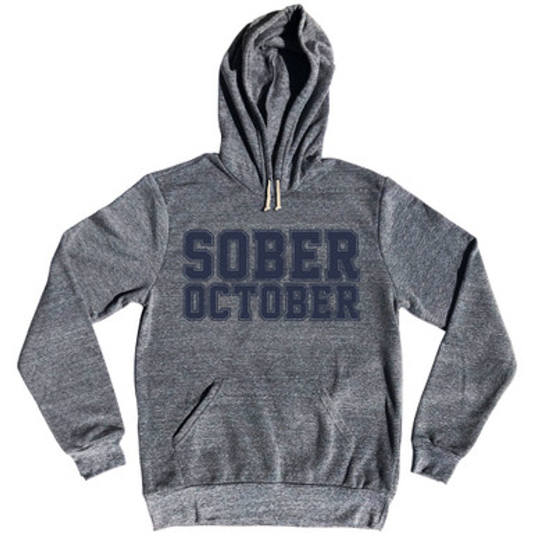 Sober October Tri-Blend Hoodie