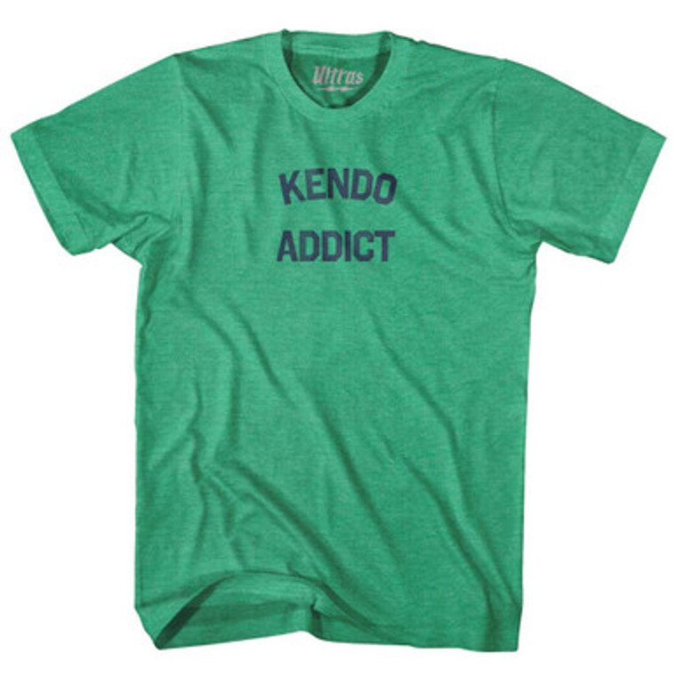 Kendo Addict Adult Tri-Blend T-shirt - Kelly