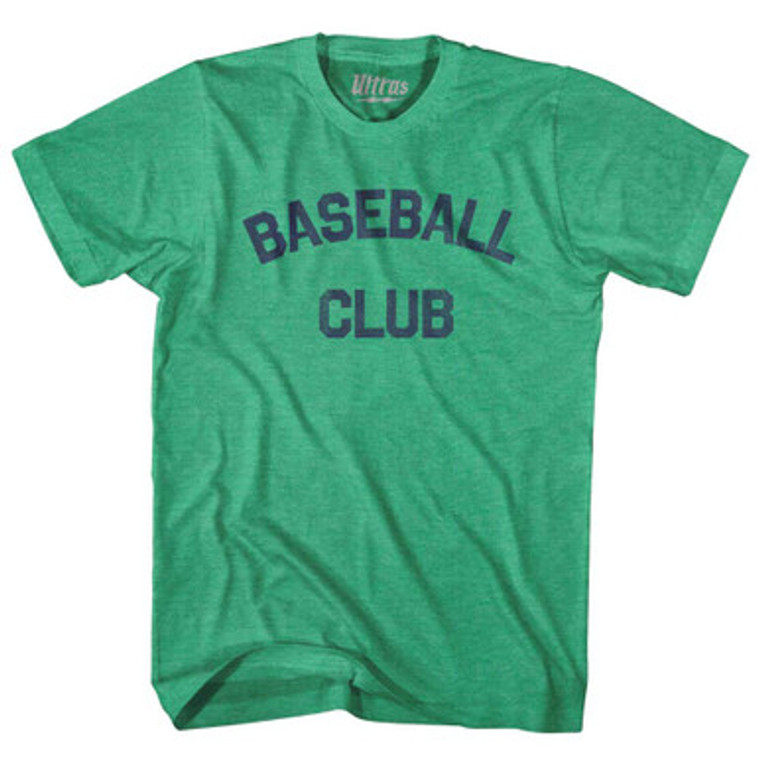 Baseball Club Adult Tri-Blend T-shirt Kelly