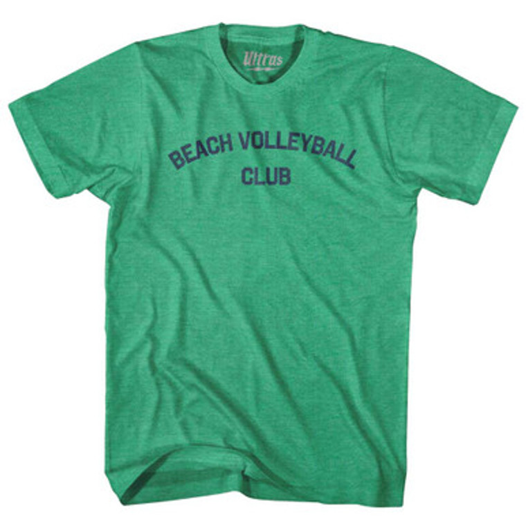 Beach Volleyball Club Adult Tri-Blend T-shirt Kelly