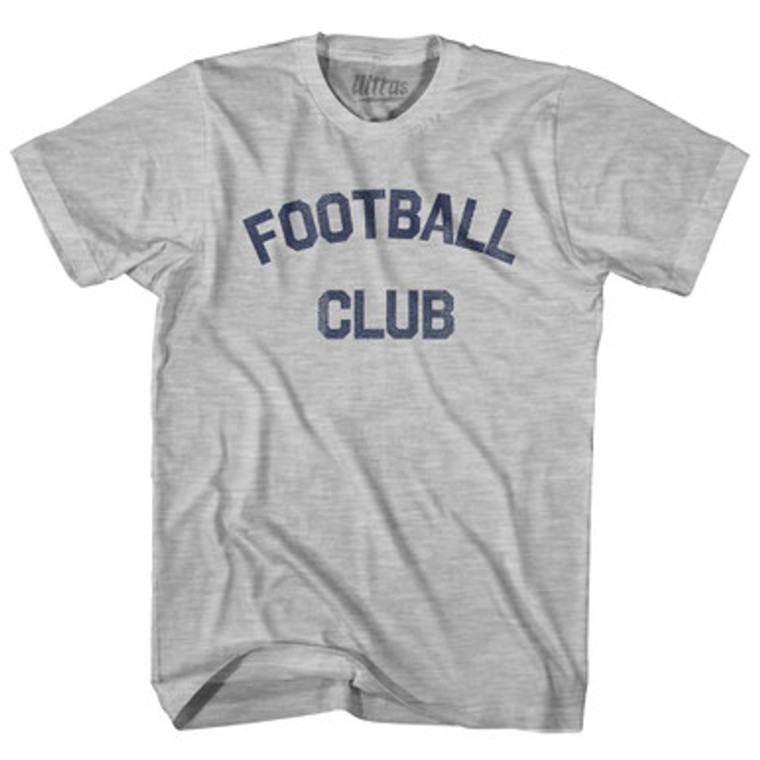 Football Club Adult Cotton T-shirt Grey Heather