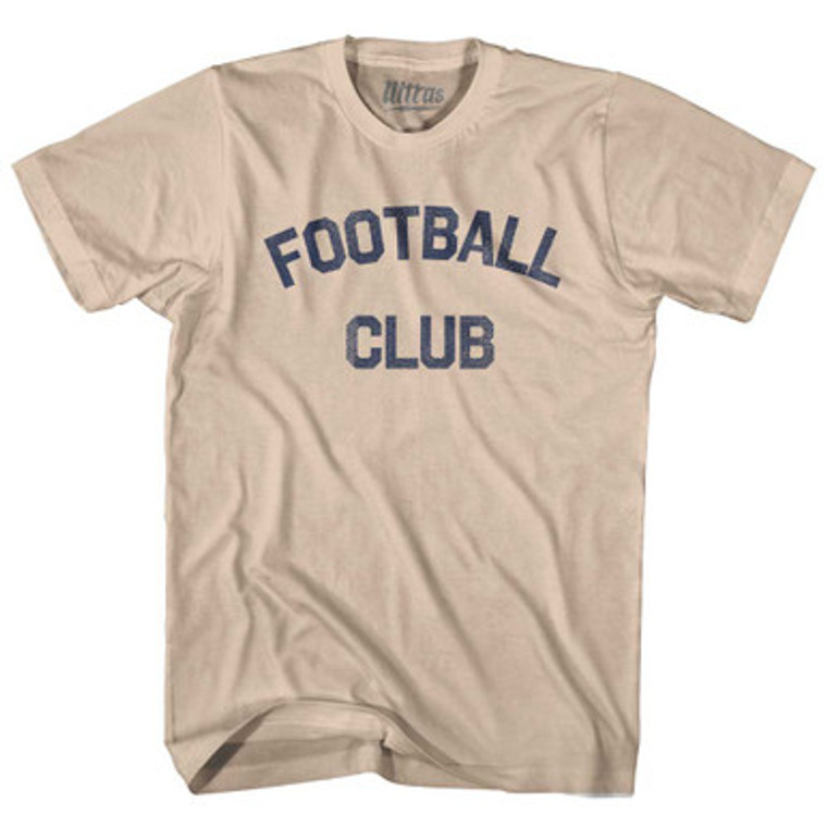 Football Club Adult Cotton T-shirt Creme