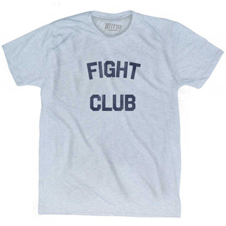 Fight Club Adult Tri-Blend T-shirt Athletic White