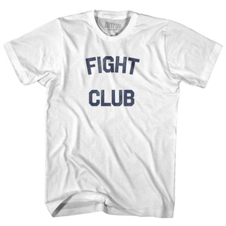 Fight Club Womens Cotton Junior Cut T-Shirt White