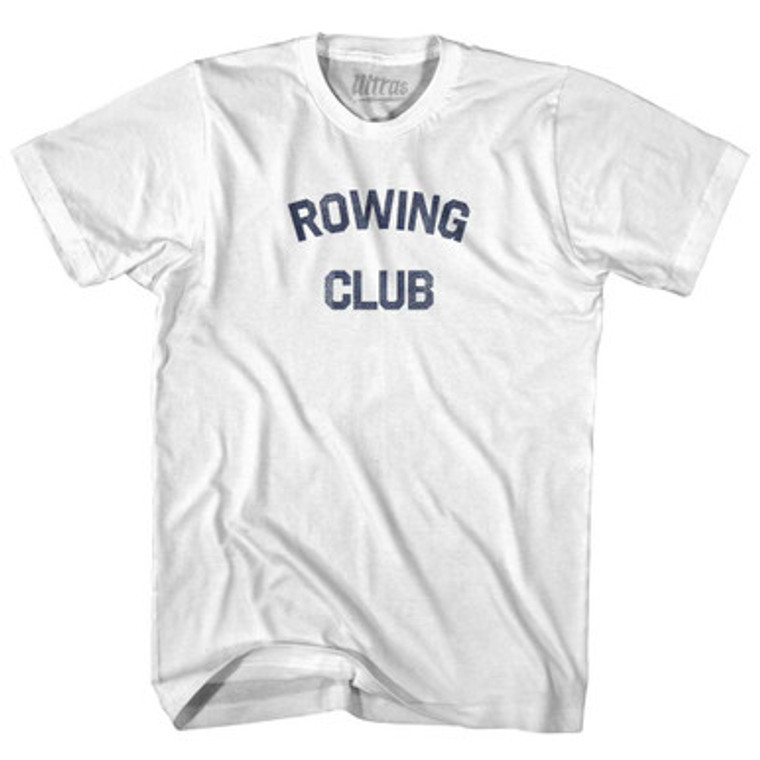 Rowing Club Womens Cotton Junior Cut T-Shirt White