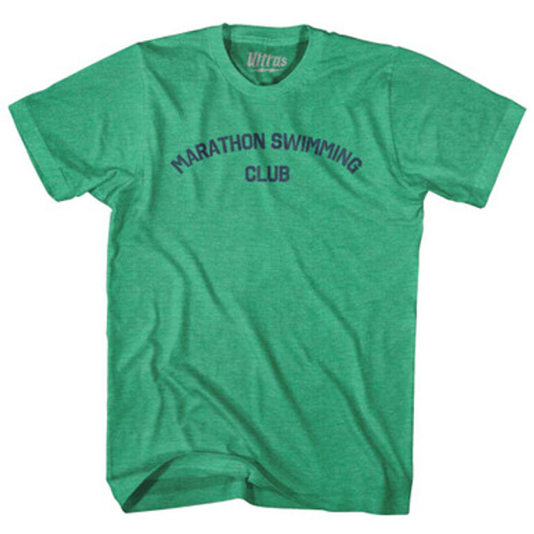 Marathon Swimming Club Adult Tri-Blend T-shirt Kelly