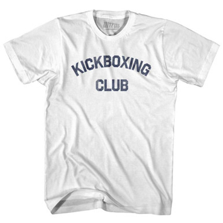 Kickboxing Club Womens Cotton Junior Cut T-Shirt White