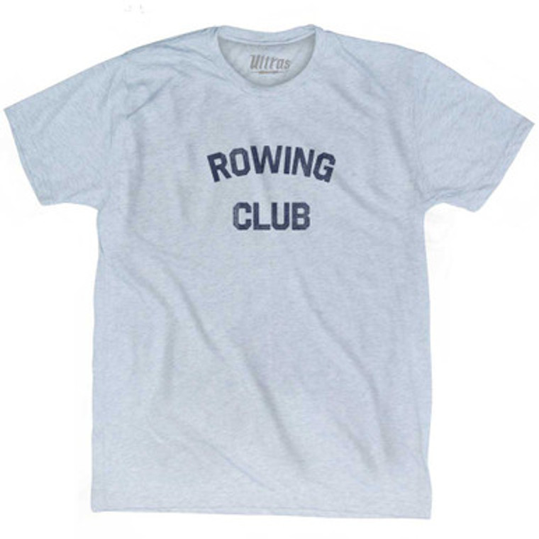 Rowing Club Adult Tri-Blend T-shirt Athletic White