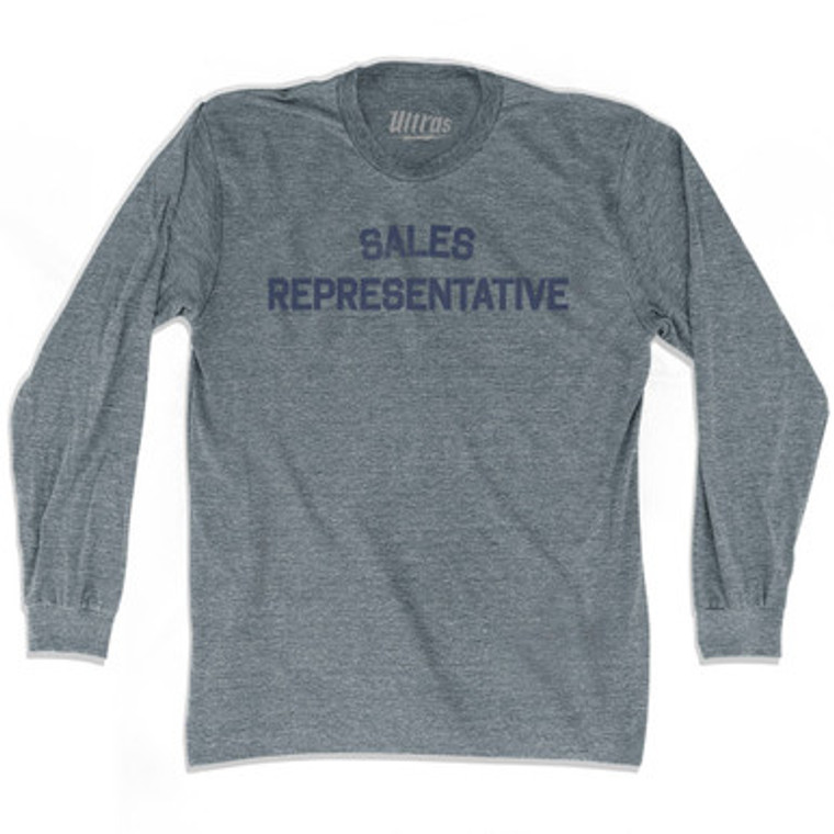 Sales Representative Adult Tri-Blend Long Sleeve T-shirt by Ultras