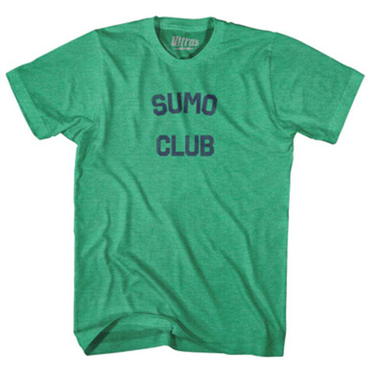 Sumo Club Adult Tri-Blend T-shirt Kelly