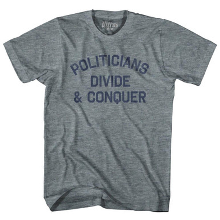 Politicians Divide & Conquer Youth Tri-Blend T-Shirt by Ultras