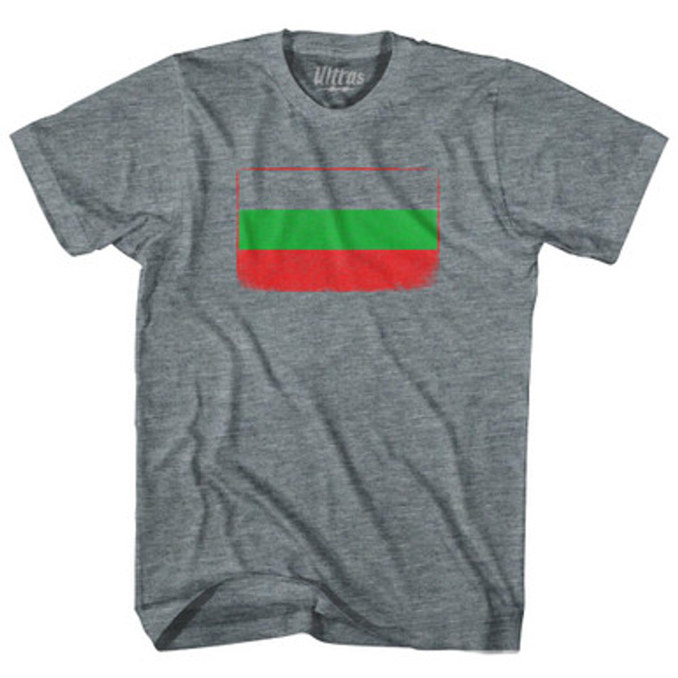 Bulgaria Country Flag Youth Tri-Blend T-Shirt by Ultras