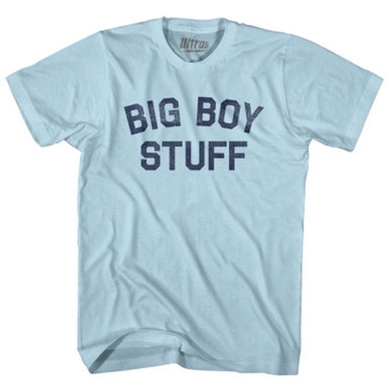 Big Boy Stuff Adult Cotton T-shirt - Light Blue