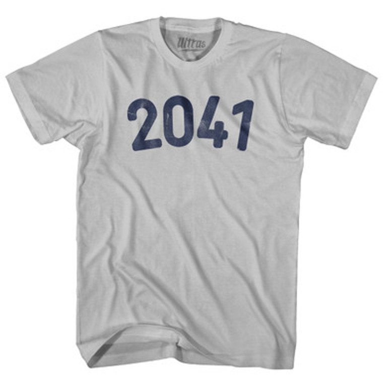2041 Year Celebration Adult Cotton T-shirt - Cool Grey