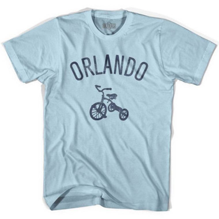Orlando City Tricycle Adult Cotton T-shirt - Light Blue