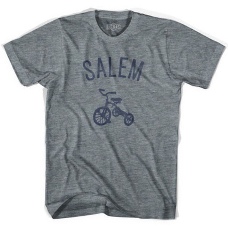 Salem City Tricycle Adult Tri-Blend T-shirt - Athletic Grey