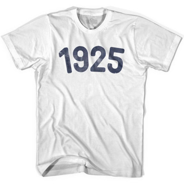 1925 Year Celebration Youth Cotton T-shirt - White