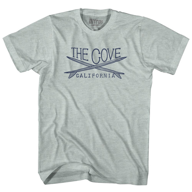 The Cove Surf Adult Tri-Blend T-shirt - Athletic Cool Grey