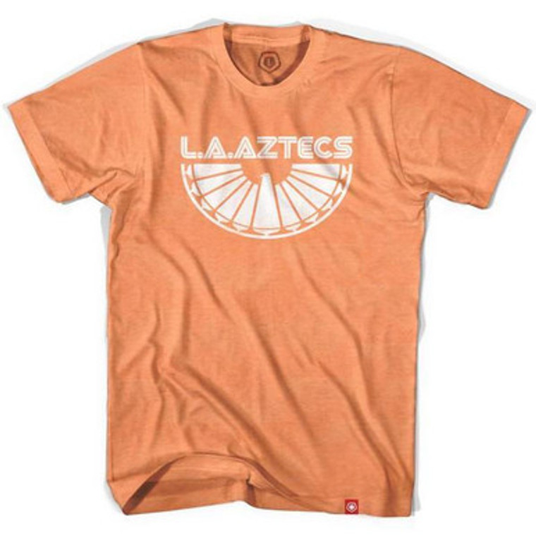 Los Angeles Aztecs Soccer T-shirt - Heather Orange