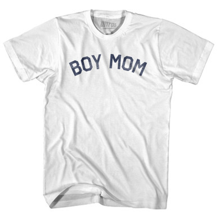 Boy Mom Youth Cotton T-Shirt - White