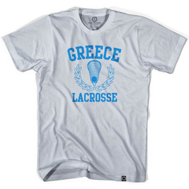 Greece Lacrosse T-shirt - Cool Grey