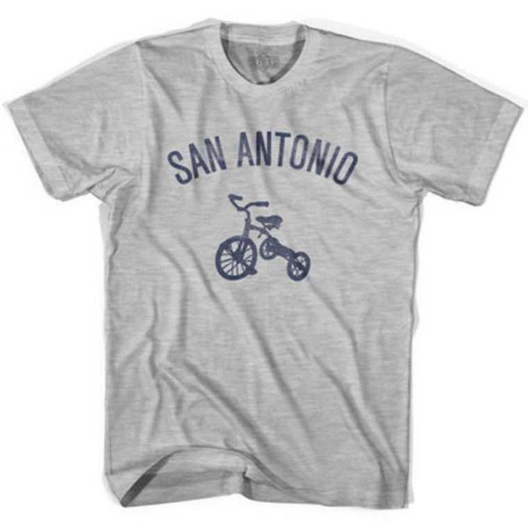 San Antonio City Tricycle Youth Cotton T-shirt - Grey Heather