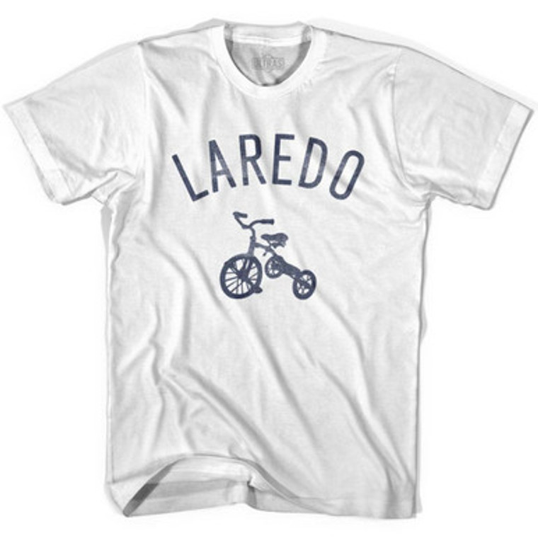 Laredo City Tricycle Youth Cotton T-shirt - White
