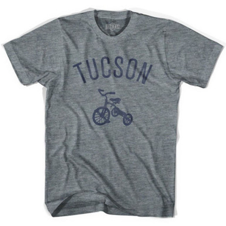Tucson City Tricycle Youth Tri-Blend T-shirt - Athletic Grey