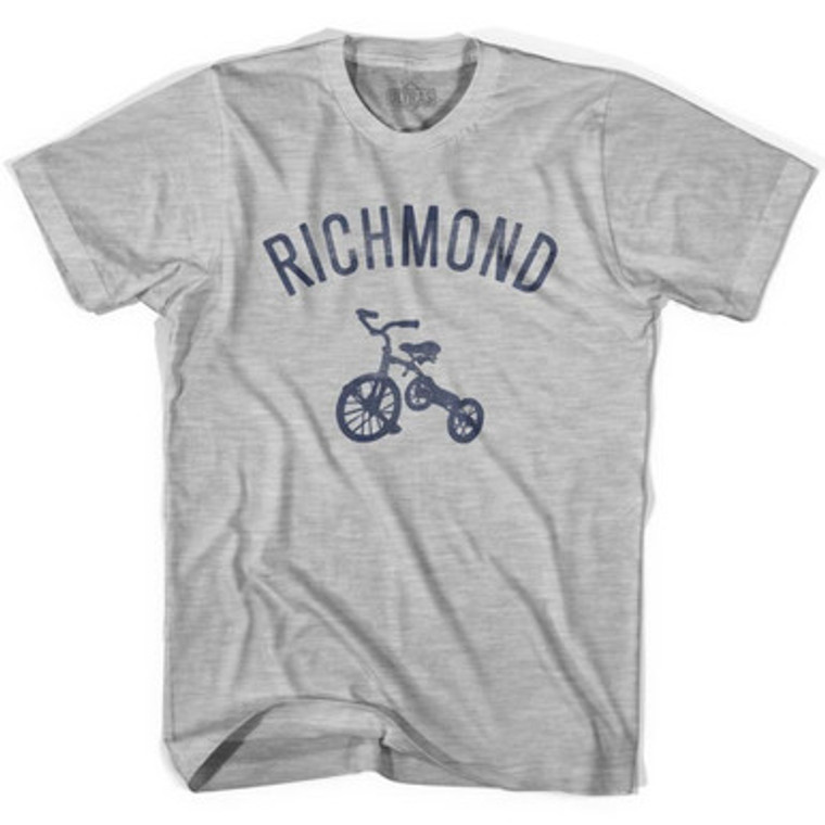Richmond City Tricycle Youth Cotton T-shirt - Grey Heather