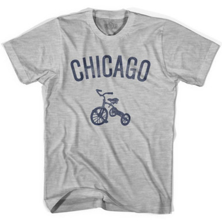 Chicago Tricycle Youth Cotton T-shirt - Grey Heather