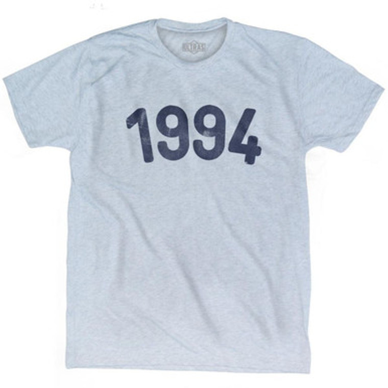 1994 Year Celebration Adult Tri-Blend T-shirt - Athletic White