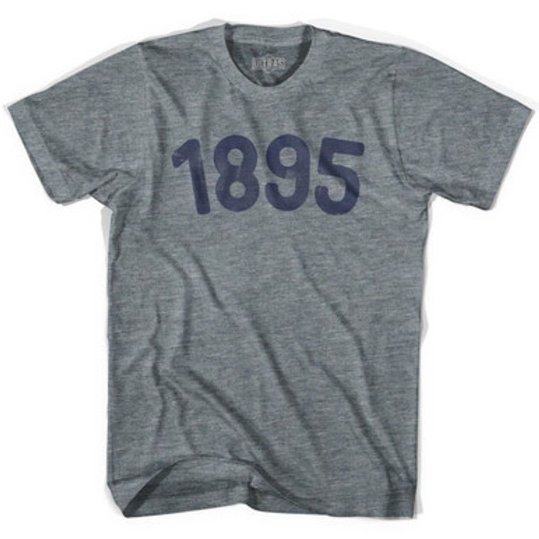 1895 Year Celebration Womens Tri-Blend T-shirt - Athletic Grey