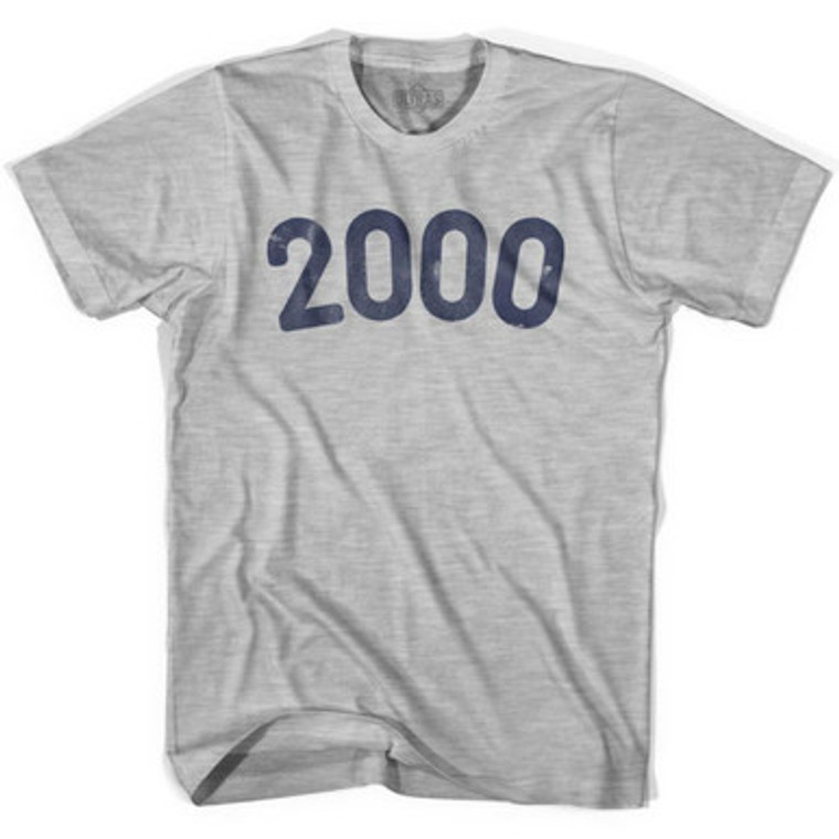 2000 Year Celebration Womens Cotton T-shirt - Grey Heather