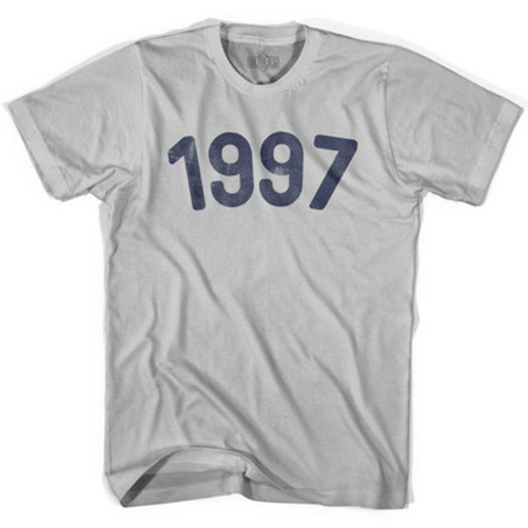 1997 Year Celebration Adult Cotton T-shirt - Cool Grey