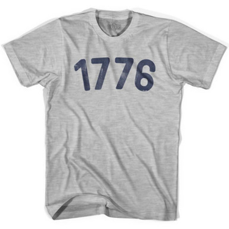 1776 Year Celebration Adult Cotton T-shirt - Grey Heather