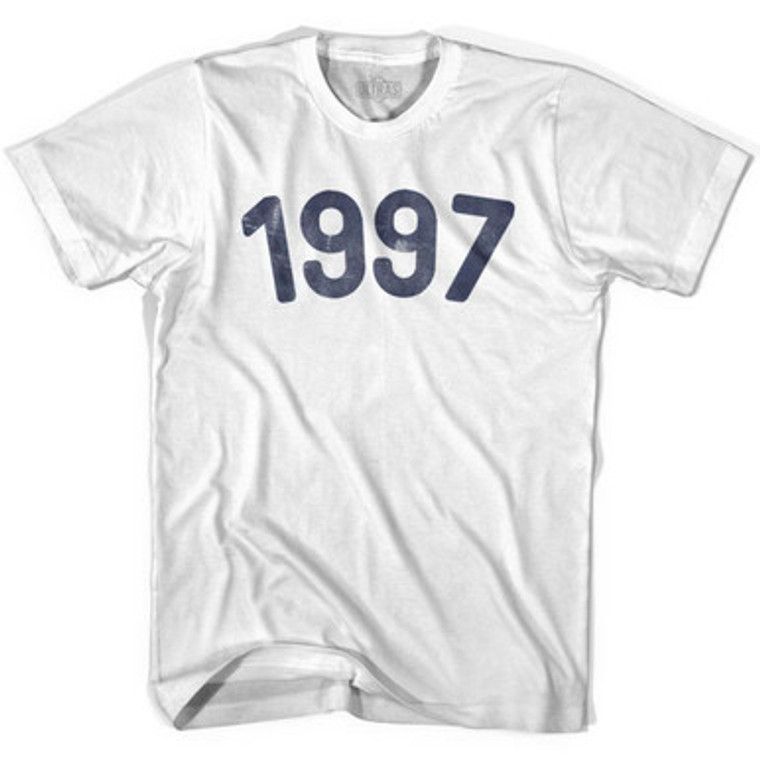 1997 Year Celebration Adult Cotton T-shirt - White