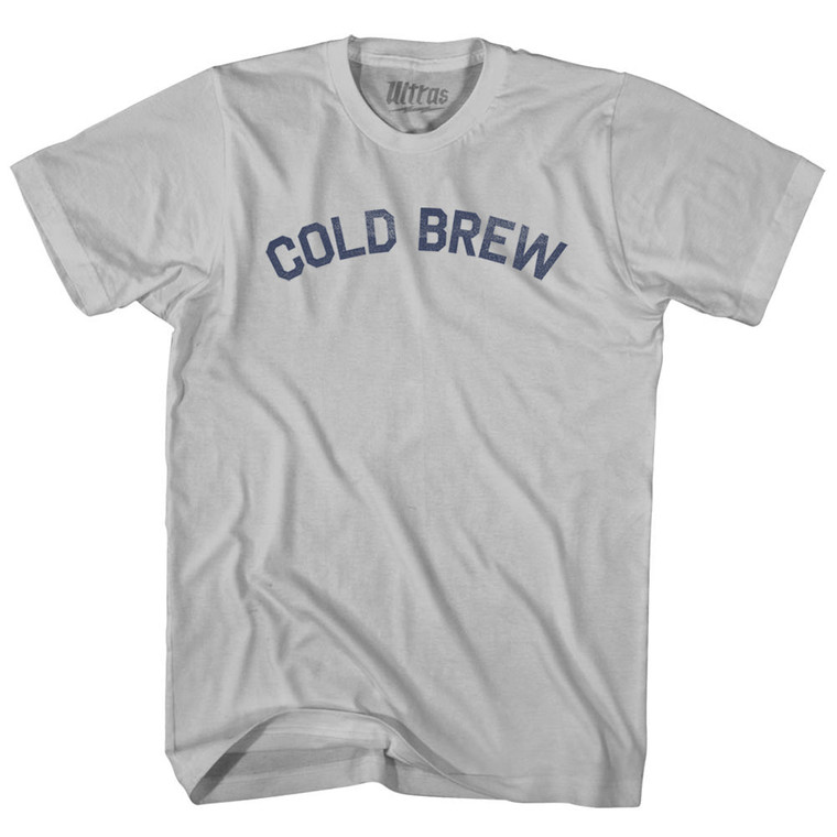 Cold Brew Adult Cotton T-shirt - Cool Grey