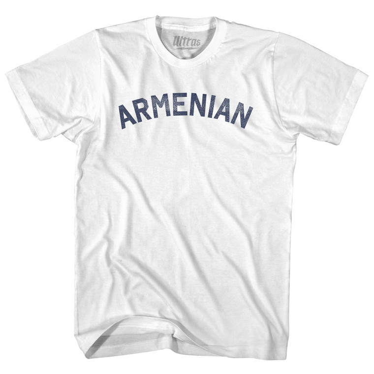 Armenian Adult Cotton T-shirt - White