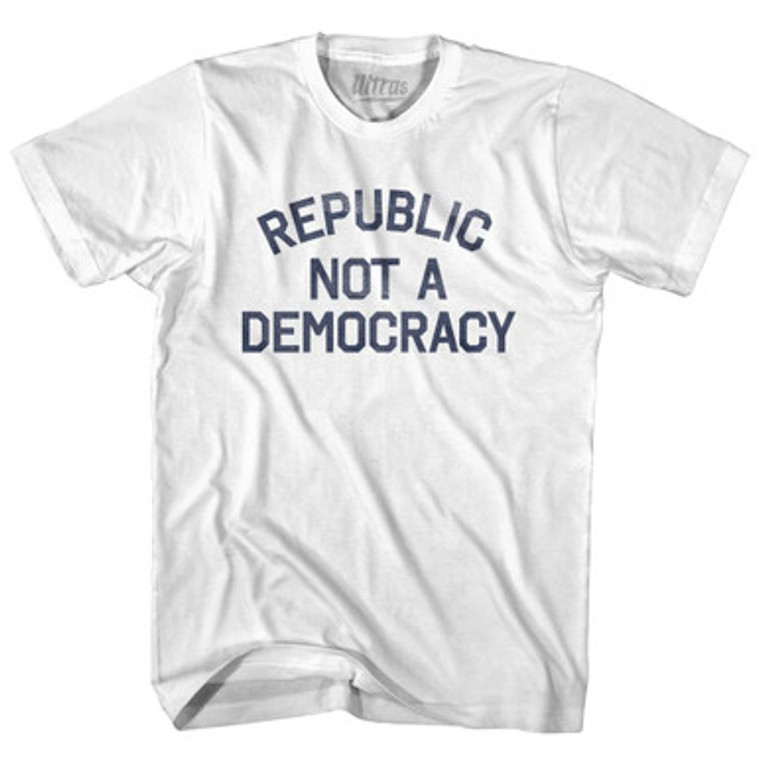 Republic Not A Democracy Youth Cotton T-Shirt by Ultras
