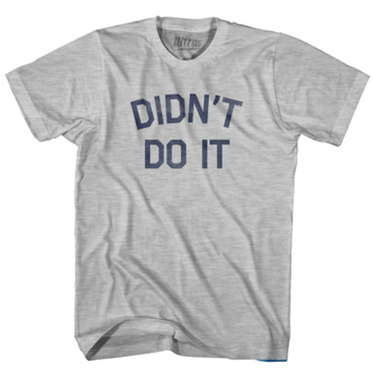 Did Not Do It Youth Cotton T-Shirt By Ultras