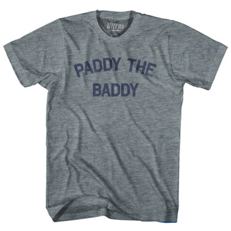 Paddy The Baddy Womens Tri-Blend Junior Cut T-Shirt by Ultras