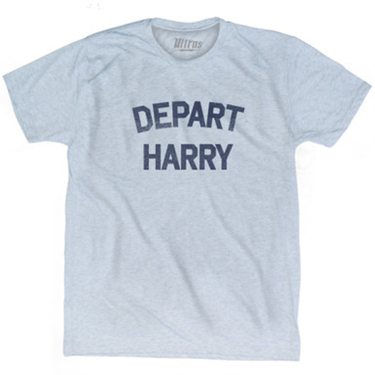 Depart Harry Adult Tri-Blend T-shirt by Ultras