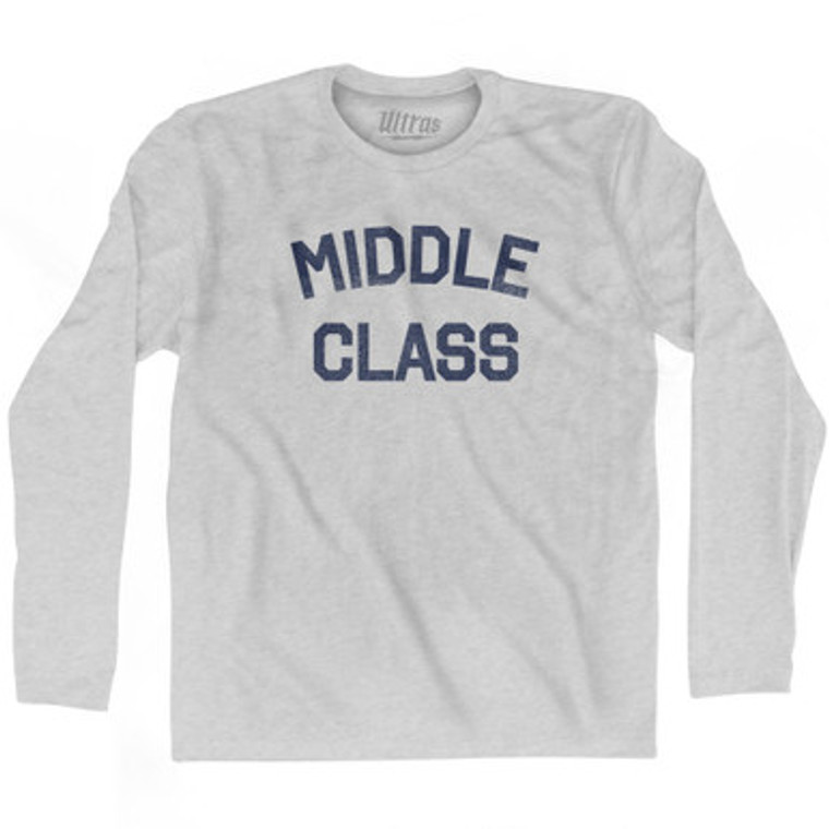 Middle Class Adult Cotton Long Sleeve T-shirt by Ultras