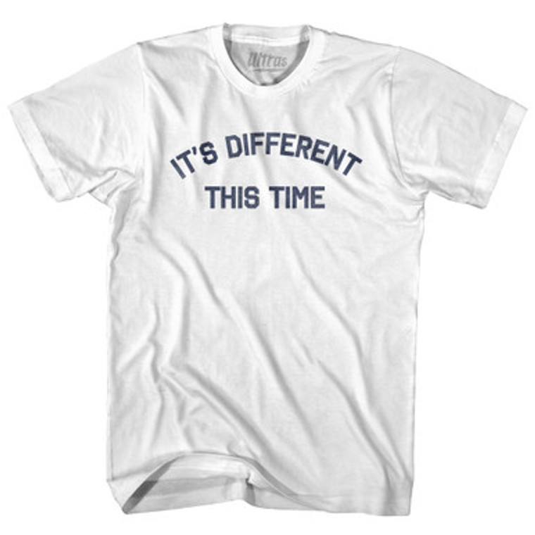 It's Different This Time Youth Cotton T-shirt by Ultras