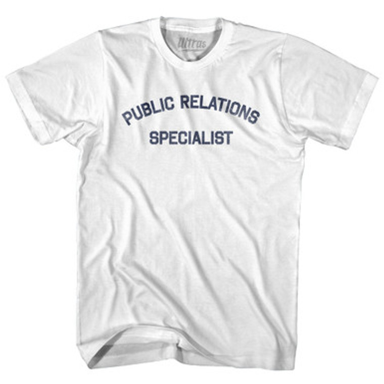 Public Relations Specialist Adult Cotton T-shirt by Ultras