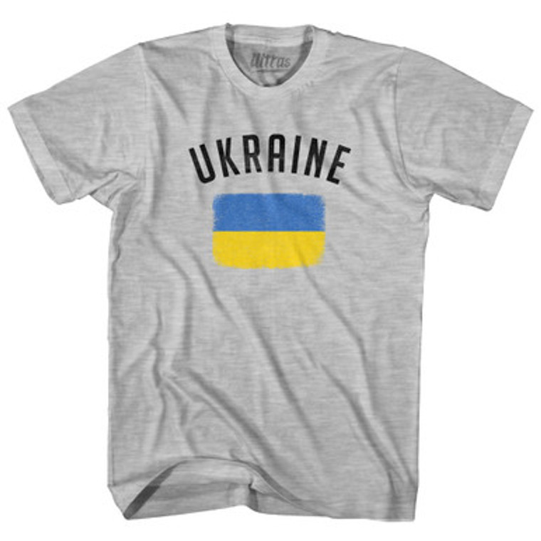 Ukraine Country Flag Heritage Youth Cotton T-shirt by Ultras