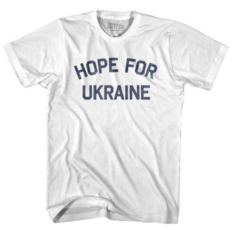 Hope For Ukraine Adult Cotton T-shirt by Ultras