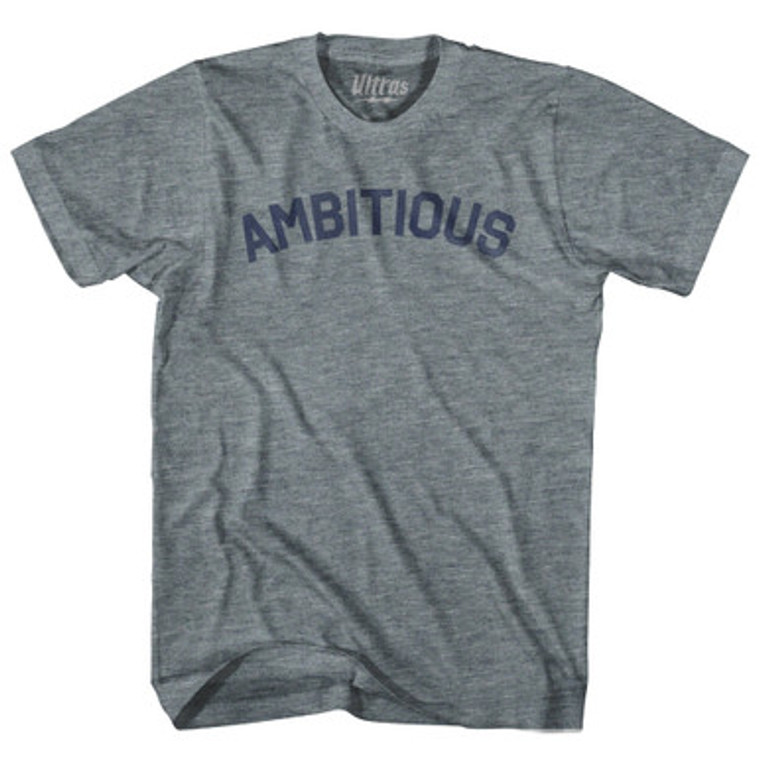 Ambitious Womens Tri-Blend Junior Cut T-Shirt by Ultras