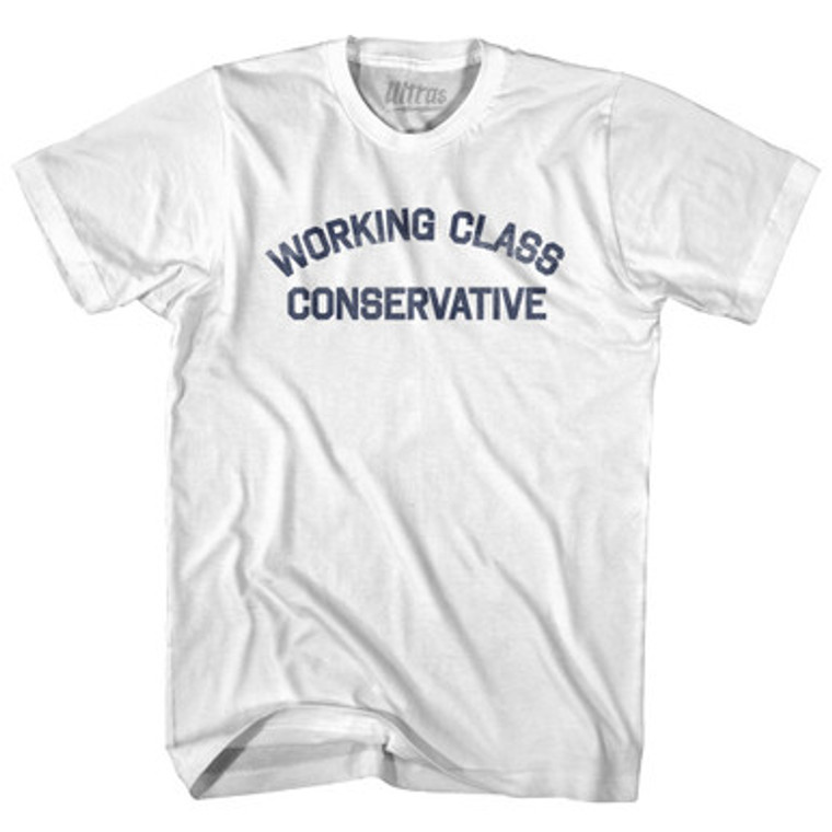 Working Class Conservative Youth Cotton T-shirt - White