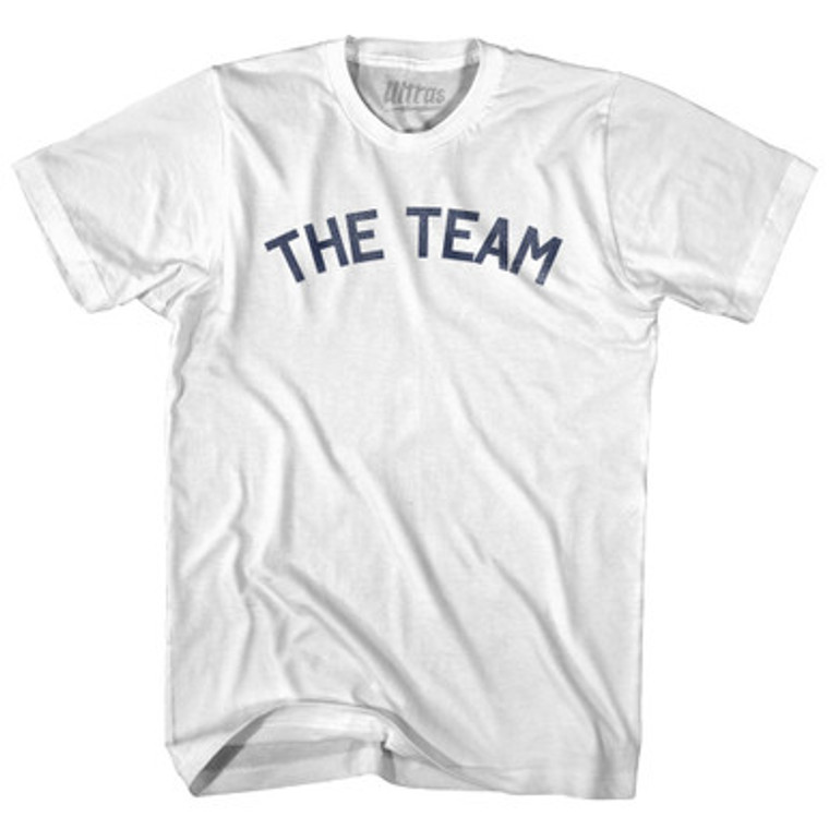 The Team Womens Cotton Junior Cut T-Shirt - White